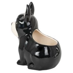 Barkley Bulldog 9.5h" Ceramic Drop Pot Planter -Chic Furniture Shop 26618 z 3 lg