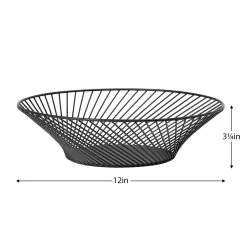 Arena Spin 12d" Metal Wire Bowl 13 Arena Spin 12d" Metal Wire Bowl -Chic Furniture Shop 26630 z 5 lg