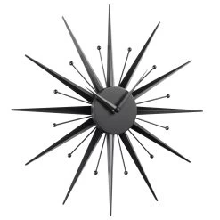Deco Sunburst 19.5" Diameter Wall Clock -Chic Furniture Shop 26773 z 2 lg