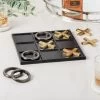 Tic Tac Toe 9x9" Aluminum Decor Game - Black -Chic Furniture Shop 26824 z lg