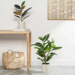 Rubber Tree 29h" Faux Potted Plant -Chic Furniture Shop 26879 z 4 lg