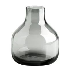 Beau Mini Bottle 5h" Glass Vase - Smoke 11 Beau Mini Bottle 5h" Glass Vase - Smoke -Chic Furniture Shop 27053 z 1 lg