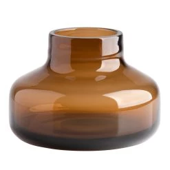 Beau Mini Bottle 4h" Wide Glass Vase - Brown -Chic Furniture Shop 27055 z 1 lg