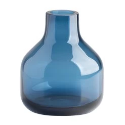 Beau Mini Bottle 5h" Glass Vase - Blue 11 Beau Mini Bottle 5h" Glass Vase - Blue -Chic Furniture Shop 27059 z 1 lg