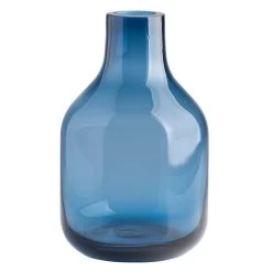 Beau Mini Bottle 8h" Glass Vase - Blue 11 Beau Mini Bottle 8h" Glass Vase - Blue -Chic Furniture Shop 27060 z 1 lg