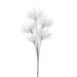Desert Five Bloom Fan Flower 43" Stem - White