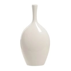 Lilo White Crackle Ceramic 12.25h" Vase -Chic Furniture Shop 27185 z 1 lg