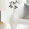 Lilo White Crackle Ceramic 12.25h" Vase -Chic Furniture Shop 27185 z lg