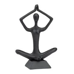Zen Yoga Black Aluminum Decor Sculpture - Arms Up 10 Zen Yoga Black Aluminum Decor Sculpture - Arms Up -Chic Furniture Shop 27225 z 1 lg