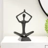 Zen Yoga Black Aluminum Decor Sculpture - Arms Up 1 Zen Yoga Black Aluminum Decor Sculpture - Arms Up -Chic Furniture Shop 27225 z lg