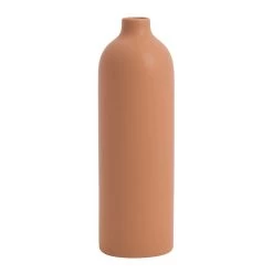 Komi 11h" Ceramic Bottle Vase - Terracotta -Chic Furniture Shop 27443 z 1 lg
