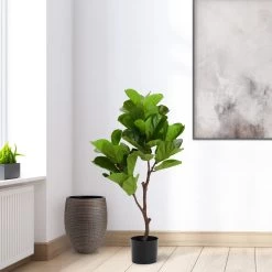 Fiddleleaf Tree 41h" Potted Faux Plant