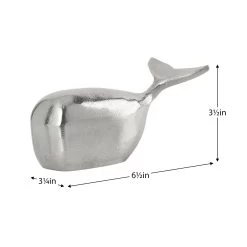 Whale 3.5h" Aluminum Decor Sculpture 10 Whale 3.5h" Aluminum Decor Sculpture -Chic Furniture Shop 27473 z 4 lg