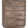 Nevada 5 Drawer Chest - Dark Driftwood -Chic Furniture Shop 2752 full
