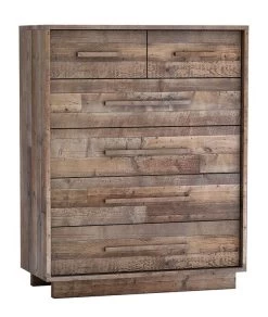 Nevada 5 Drawer Chest - Dark Driftwood