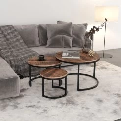 Darsh 3 Piece Coffee Table Set -Chic Furniture Shop 303 403WGY 1