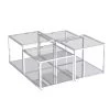 Casini 4pc Multi-Tier Coffee Table Set In Silver 1 Casini 4pc Multi-Tier Coffee Table Set In Silver -Chic Furniture Shop 303 632CH 4