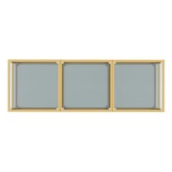 Casini 3pc Small Coffee Table Set In Gold -Chic Furniture Shop 303 632GL S 5