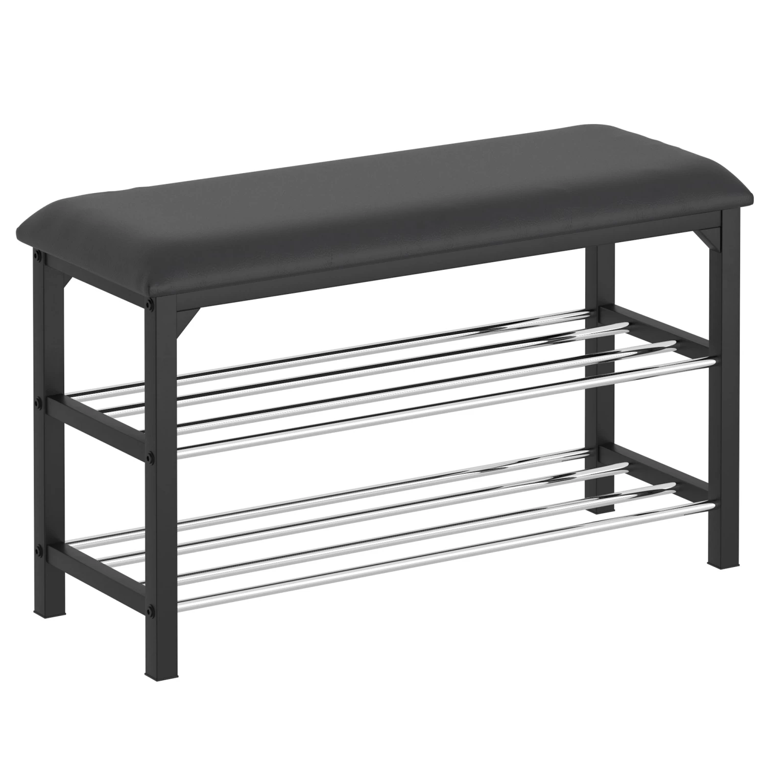 Foster 2-Tier Bench - Black 3 Foster 2-Tier Bench - Black