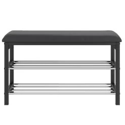 Foster 2-Tier Bench - Black 10 Foster 2-Tier Bench - Black -Chic Furniture Shop 401 095BK 2