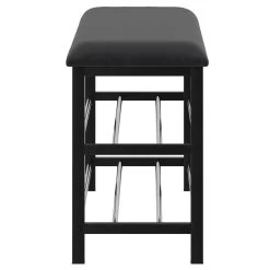 Foster 2-Tier Bench - Black 11 Foster 2-Tier Bench - Black -Chic Furniture Shop 401 095BK 3