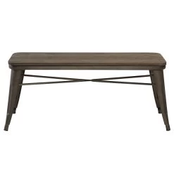 Modus Bench In Gunmetal 8 Modus Bench In Gunmetal -Chic Furniture Shop 401 197GM