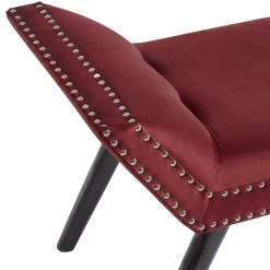 Lana Bench - Burgundy -Chic Furniture Shop 401 950BRY 4