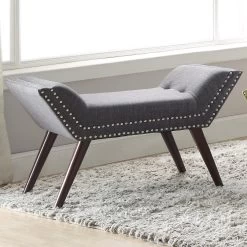Lana Bench - Grey 12 Lana Bench - Grey -Chic Furniture Shop 401 950GY 5
