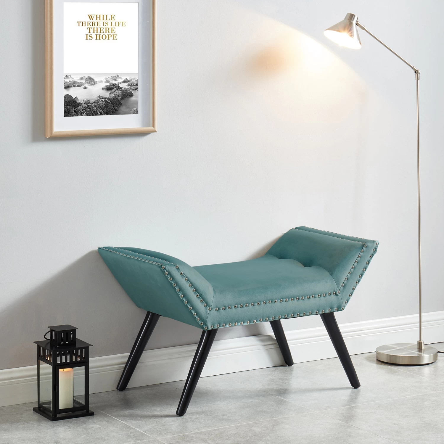 Lana Bench - Teal 4 Lana Bench - Teal - Image 2