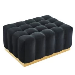 Magnum Black Ottoman -Chic Furniture Shop 402 447BK 1