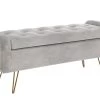 Sabel Grey Storage Ottoman -Chic Furniture Shop 402 549GRY GL