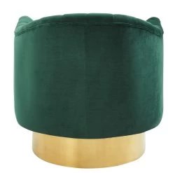 Cortina Swivel Accent Chair In Green/Gold 15 Cortina Swivel Accent Chair In Green/Gold -Chic Furniture Shop 403 433GRN 2 2