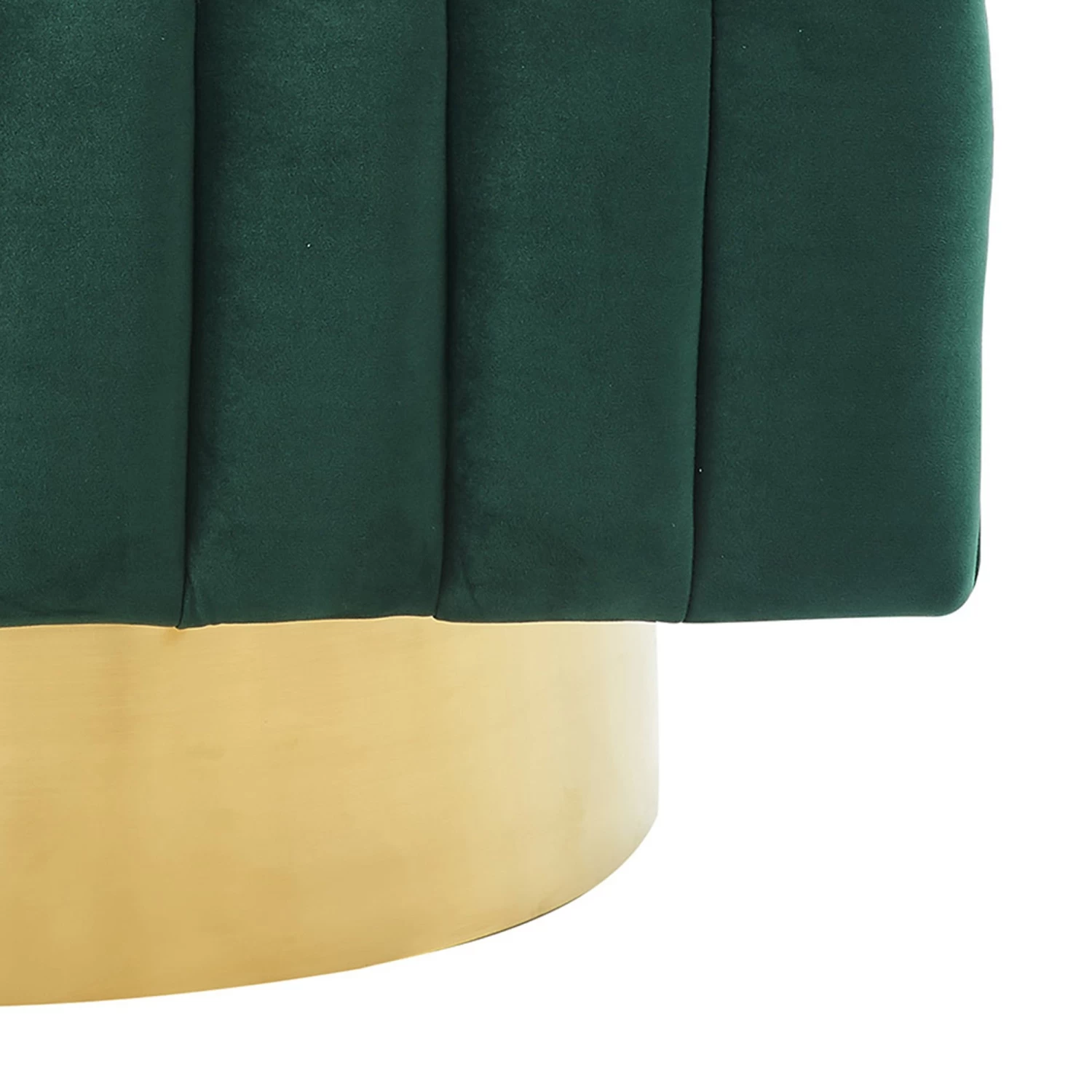 Cortina Swivel Accent Chair In Green/Gold 6 Cortina Swivel Accent Chair In Green/Gold - Image 4