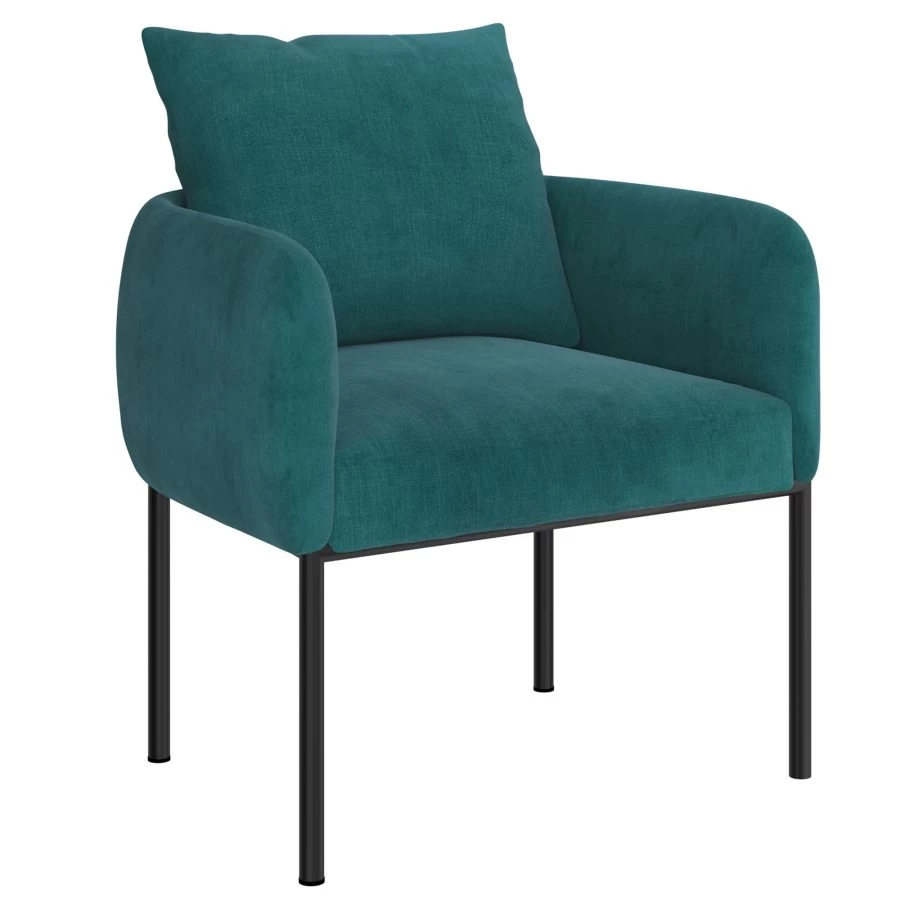 Bennett Accent Chair - Aqua 3 Bennett Accent Chair - Aqua