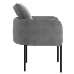 Bennett Accent Chair - Grey -Chic Furniture Shop 403 556GY BK 2