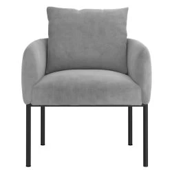 Bennett Accent Chair - Grey -Chic Furniture Shop 403 556GY BK 3