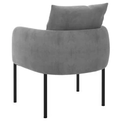 Bennett Accent Chair - Grey -Chic Furniture Shop 403 556GY BK 4
