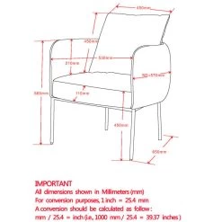 Bennett Accent Chair - Aqua 17 Bennett Accent Chair - Aqua -Chic Furniture Shop 403 556GY BK LD