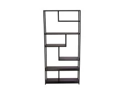Booker Bookshelf - Black 9 Booker Bookshelf - Black -Chic Furniture Shop 42304 modale v Bookshelf BOOKER Black Bookshelves Mobital