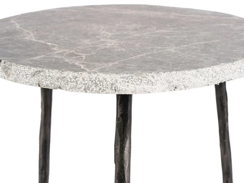 Kaii Tall End Marble Table - Grey 5 Kaii Tall End Marble Table - Grey - Image 3