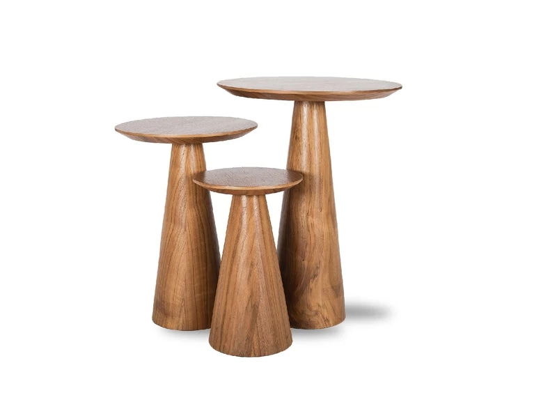 Natural Walnut Tower End Table - Medium 6 Natural Walnut Tower End Table - Medium - Image 4