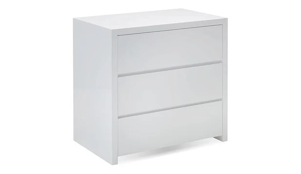 Blanche Half Dresser - High Gloss White 3 Blanche Half Dresser - High Gloss White