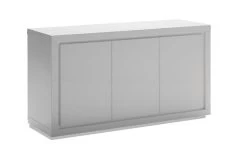 Maze White 3 Door Buffet
