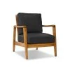Buckles Lounge Chair - Black/Natural 1 Buckles Lounge Chair - Black/Natural -Chic Furniture Shop 45727 modale v CRAFTSMAN Occasional Chair Black Occasional chairs Mobital 1