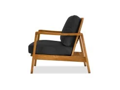 Buckles Lounge Chair - Black/Natural 9 Buckles Lounge Chair - Black/Natural -Chic Furniture Shop 45728 modale v CRAFTSMAN Occasional Chair Black Occasional chairs Mobital