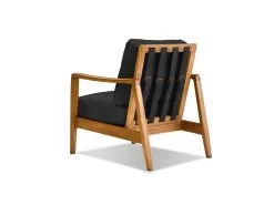 Buckles Lounge Chair - Black/Natural 8 Buckles Lounge Chair - Black/Natural -Chic Furniture Shop 45730 modale v CRAFTSMAN Occasional Chair Black Occasional chairs Mobital