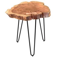 Nila Accent Table In Natural -Chic Furniture Shop 501 329NAT 2