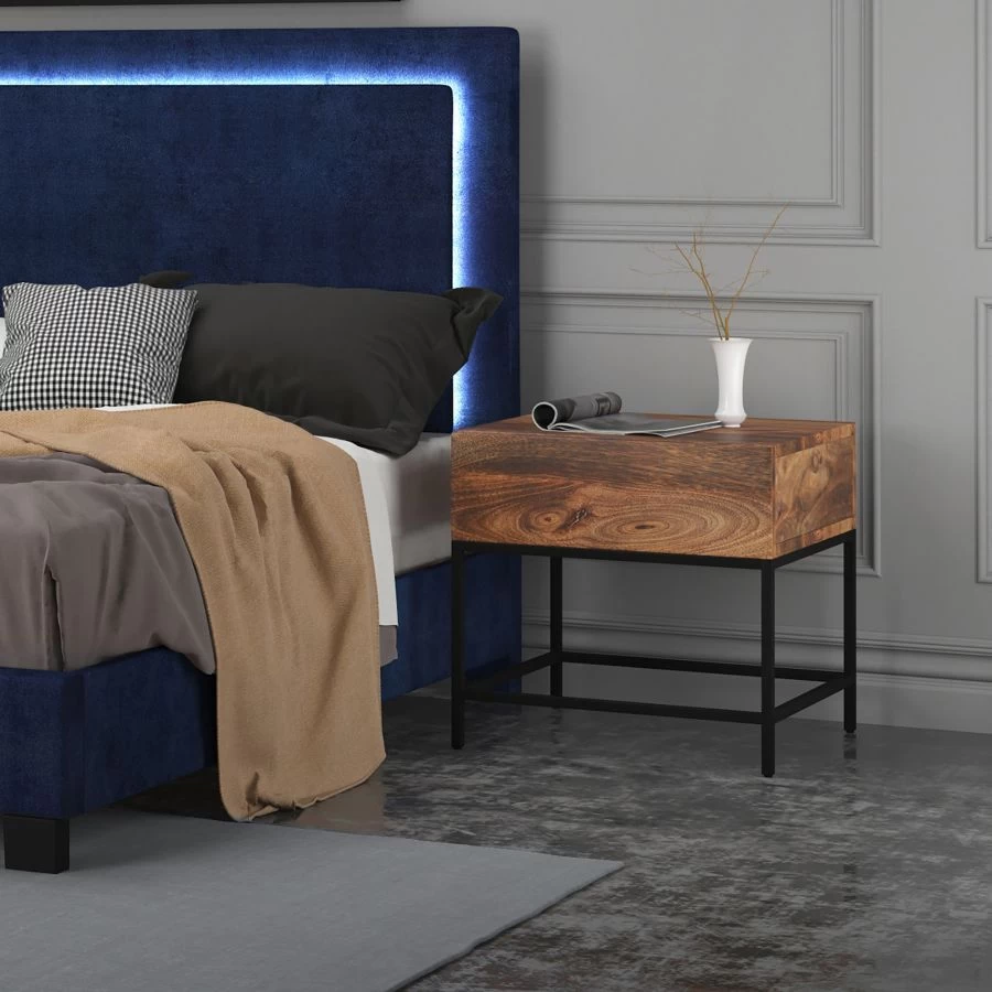 Burnaby Accent Table - Natural Burnt 4 Burnaby Accent Table - Natural Burnt - Image 2