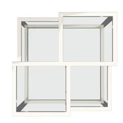 Casini Accent Table In Silver -Chic Furniture Shop 501 632CH 3