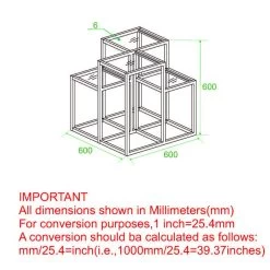 Casini Accent Table In Silver -Chic Furniture Shop 501 632CH LD